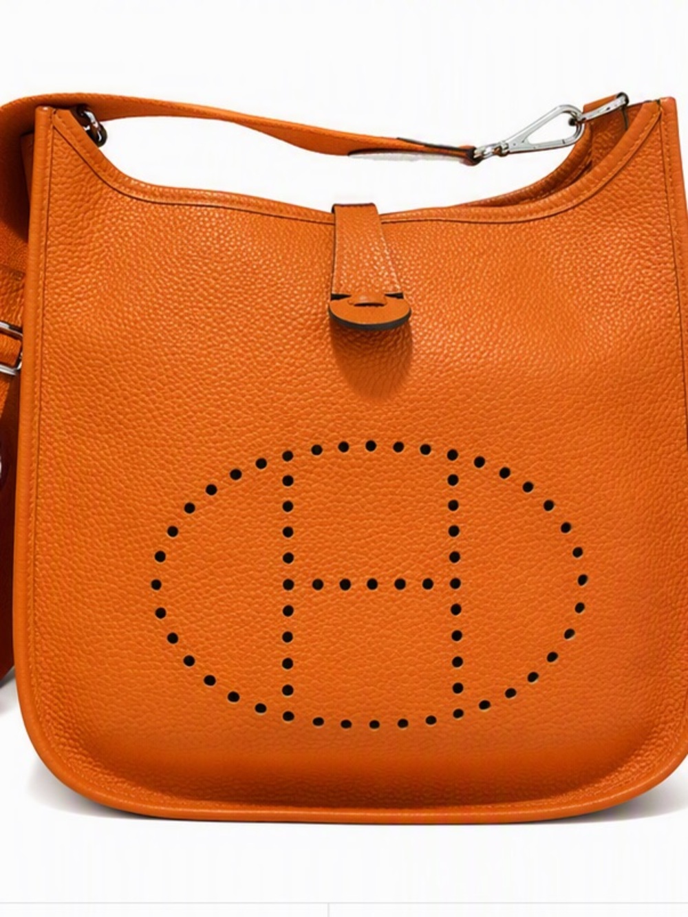 Hermes Evelyne III PM Clemence Orange